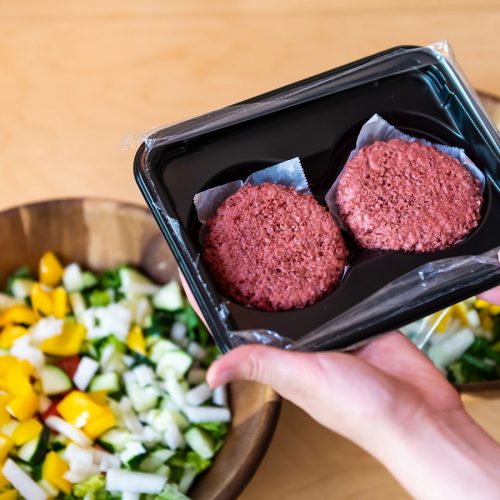 Plant-based burger patties