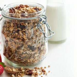 Buckwheat, date, coconut and pecan granola