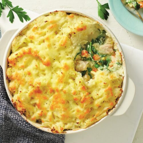 Creamy fish pie