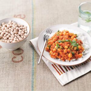 Curried chickpeas