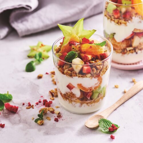 Fruit salad parfaits