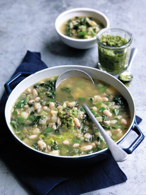 Green minestrone