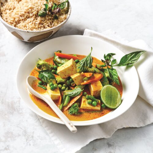 Yellow tofu curry