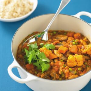 Lentil and vegetable curry