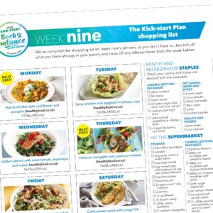 Weight-loss meal plan: Week nine