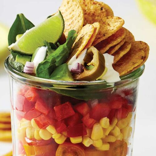 Mexi-style pasta salad