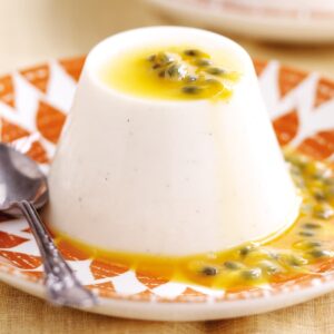 Passionfruit panna cotta