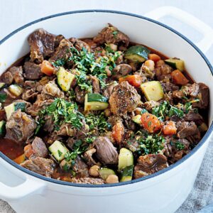 Slow-cooked lamb with gremolata