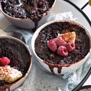 Saucy chocolate pudding