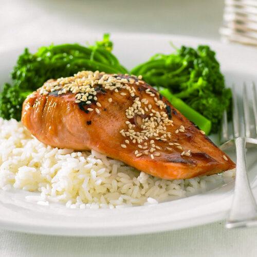 Teriyaki salmon