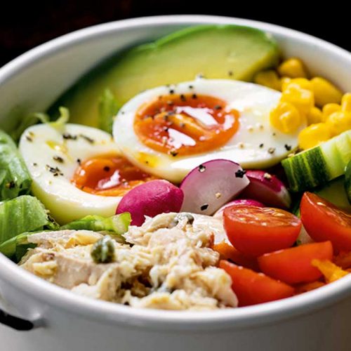 Tuna cobb salad