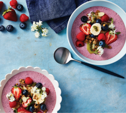 Berry blast smoothie bowl