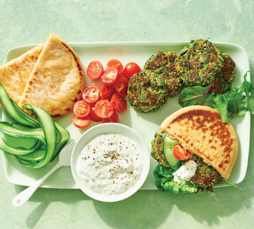 Zucchini and quinoa patties