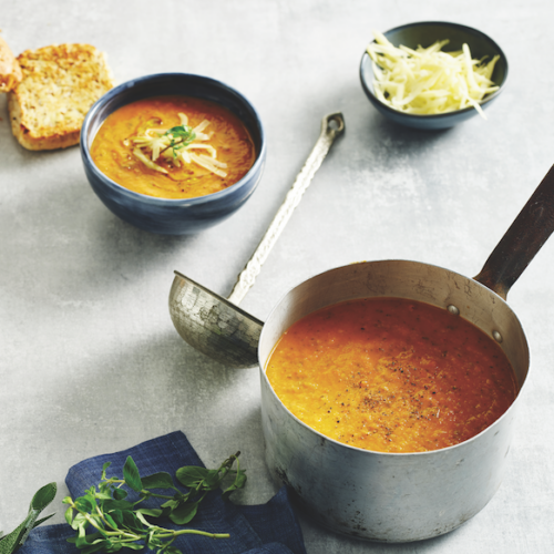 Peppery tomato soup